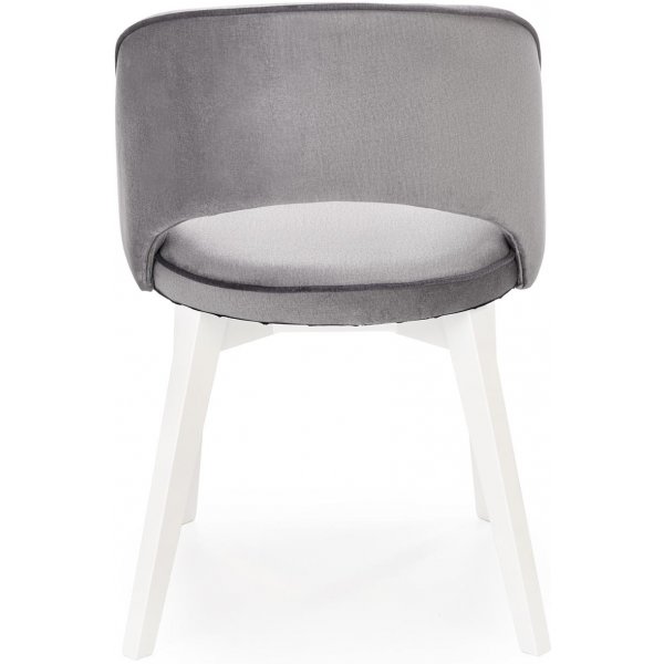 Lungo karmstol - Grå/vit Lungo karmstol - Grå/vit