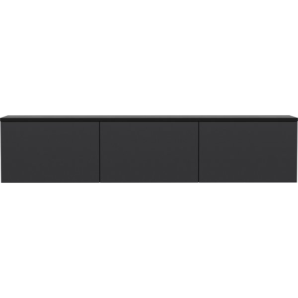 Meuble TV Neon avec clairage LED - Anthracite