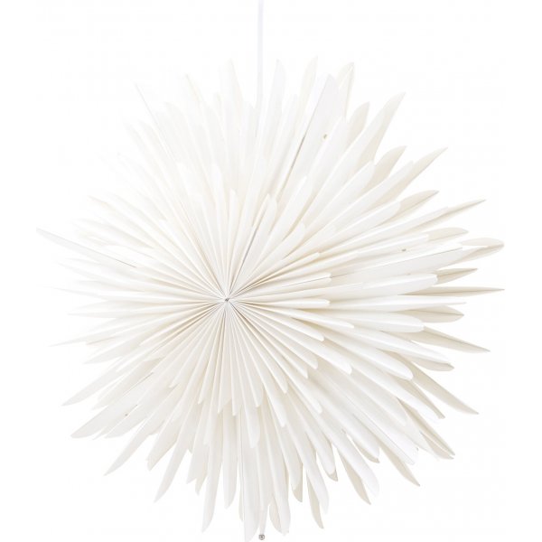 Slen adventsstjrna 46 cm - Vit