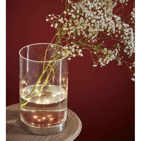 Bouquet bordslampa 29 cm - Krom/klarglas