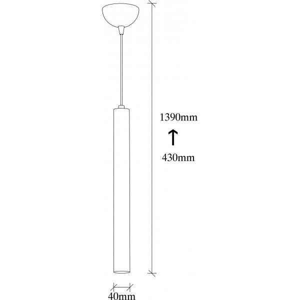 Plafonnier Tempo 2083 - Noir
