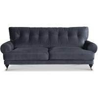 Andrew 3-sits soffa - Grå sammet Andrew 3-sits soffa - Grå sammet