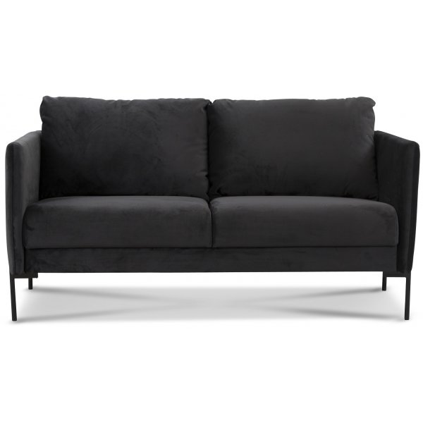 Kingsley 2,5-sits soffa - Antracit sammet