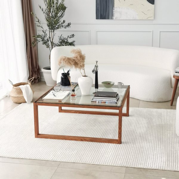 Table basse Via 90 x 90 cm - Bois