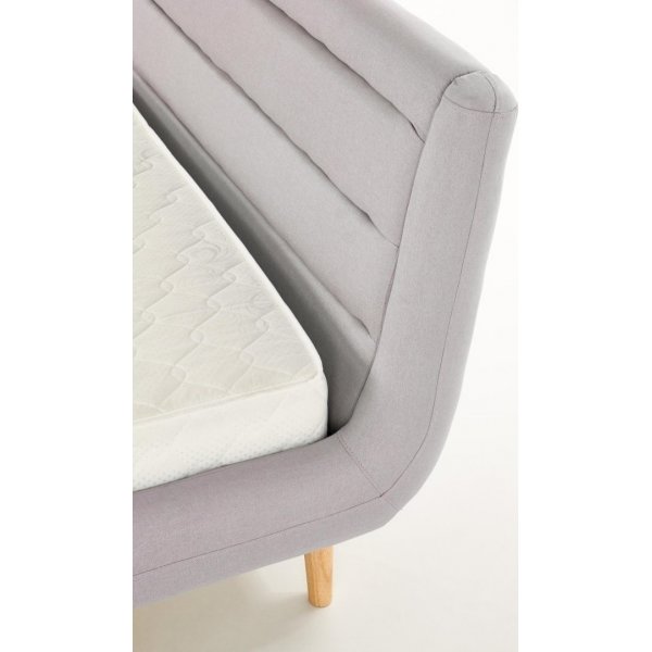 Bernard 140x200 cm bedframe in grijze stof