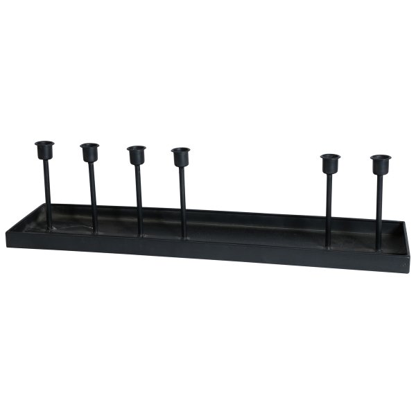 Smide ljusstake fr 6 st stearinljus - Vintage