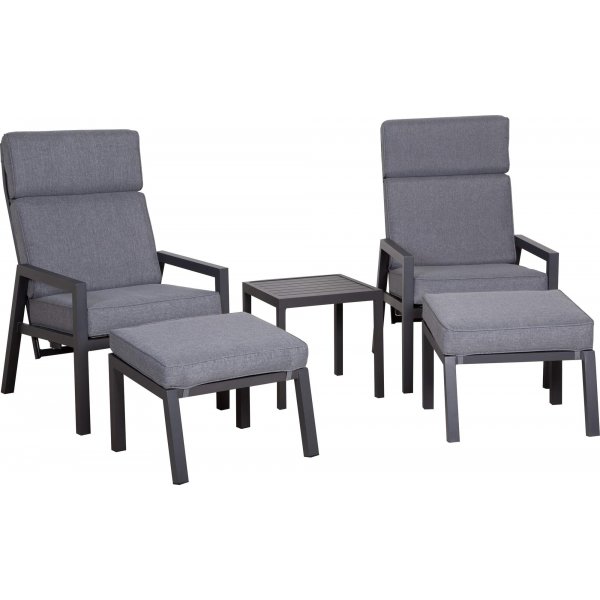Lerida reclinerset - Gr + Textilskydd fr mbler