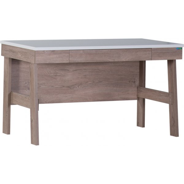 Naravo skrivbord Ek/vit - 123 x 68 cm