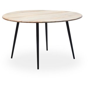 Tessa runt matbord D130 cm - Trä/svart - Övriga matbord, Matbord, Bord