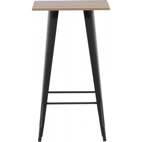 Table de bar Tempe 60 x 60 cm - Noyer