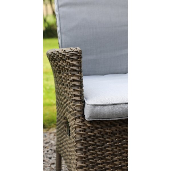 Table de groupe d'extérieur Lysekil avec 6 chaises pliantes Table de groupe d'extérieur Lysekil avec 6 chaises pliantes