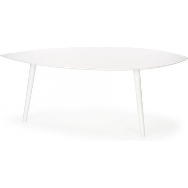 Olmec soffbord 120x 60 cm - Vit