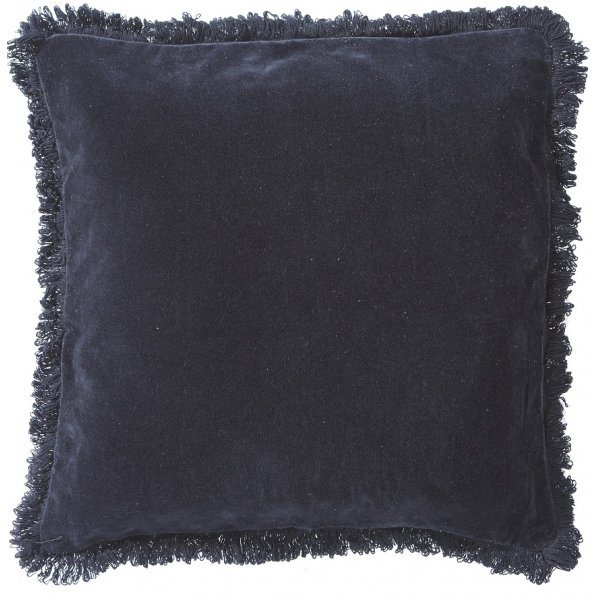 Chanda prydnadskudde 50x50 cm - Svart (Sammet)