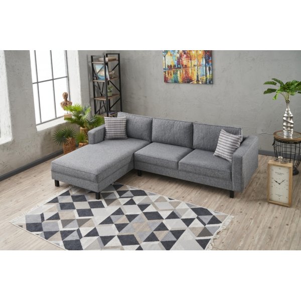 Kale divansoffa vnster - Gr linne