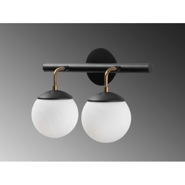 Gondola wandlamp 3011 - Zwart/wit