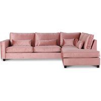 Adore Loungesoffa XL öppet avslut höger - Dusty pink (Sammet) Adore Loungesoffa XL öppet avslut höger - Dusty pink (Sammet)