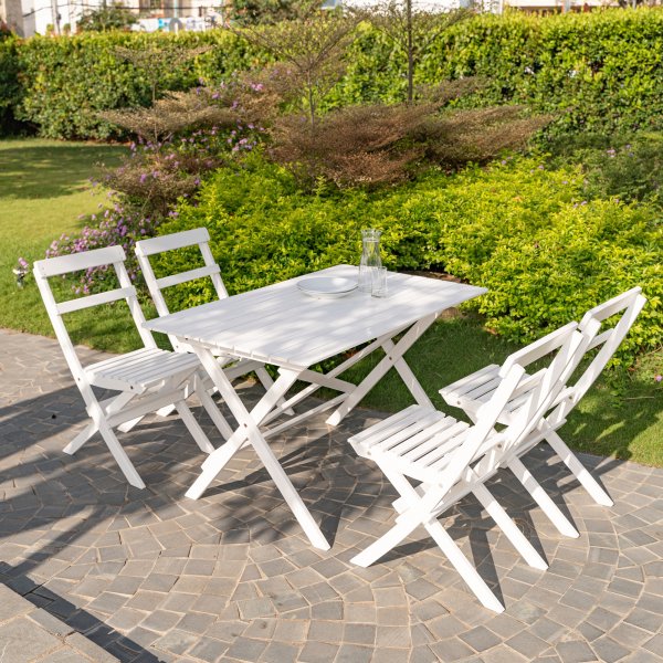 Chaise Knohult - Blanc + Détachant pour meubles Chaise Knohult - Blanc + Détachant pour meubles