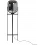 Marbystrand golvlampa - Svart/glas