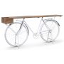 Cykel barbord 182,8x 35,5 cm - Vit/mango