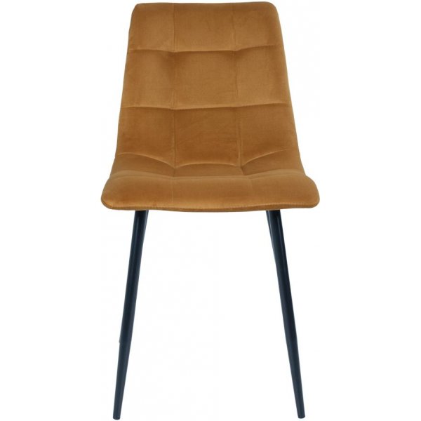 Chaise de salle  manger Middelfart - Jaune/noir