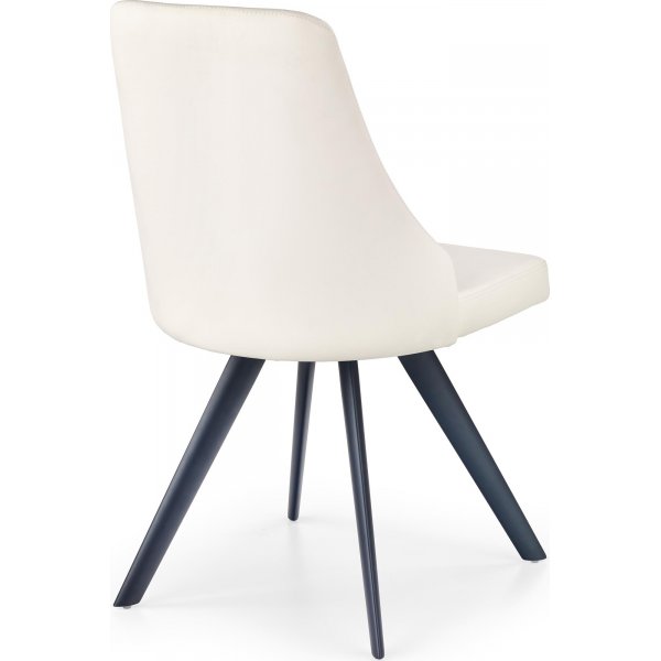 Chaise Alvin - Blanc (cuir artificiel) Chaise Alvin - Blanc (cuir artificiel)