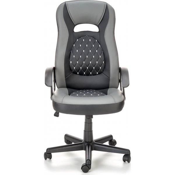 Chaise de bureau Isidor - Gris/noir