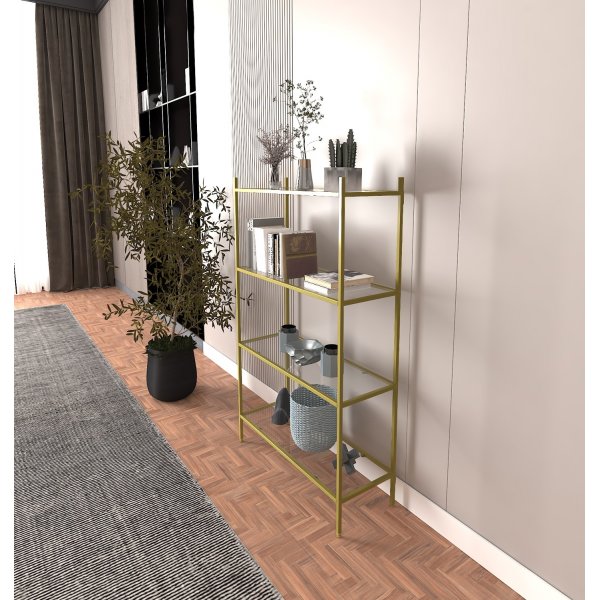 Bibliothque Marta - Or/verre