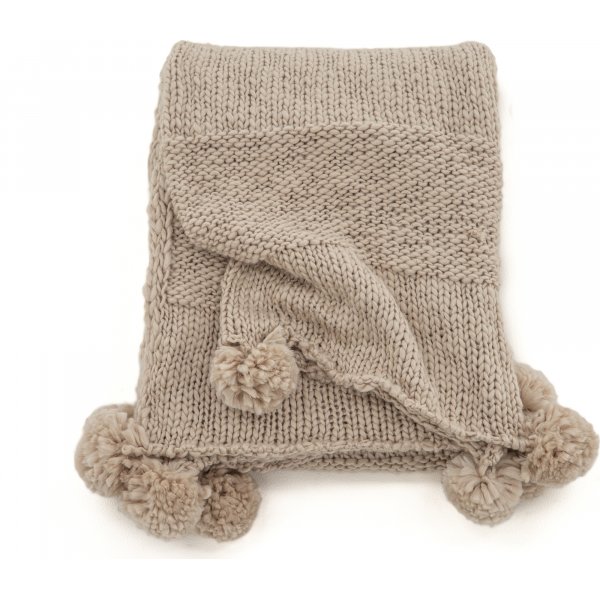 Plaid fin 130x170 cm - Beige Plaid fin 130x170 cm - Beige