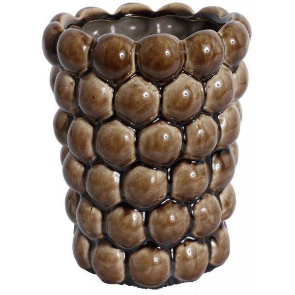 Vas Big Bouble H20 cm - Brun