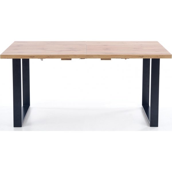 Table à manger Kasady 135-185 cm - Chêne Wotan/noir Table à manger Kasady 135-185 cm - Chêne Wotan/noir
