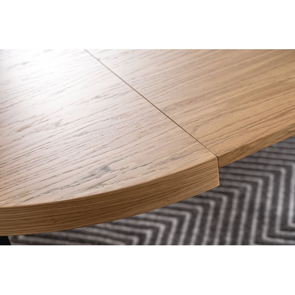 Table  manger Parker 100-250 cm - Chne/noir