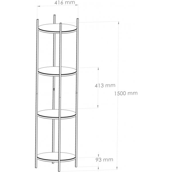 Bibliothèque Vogue - Noir Bibliothèque Vogue - Noir