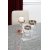 Limsa matbord 160 cm - Gr marmor/guld rose