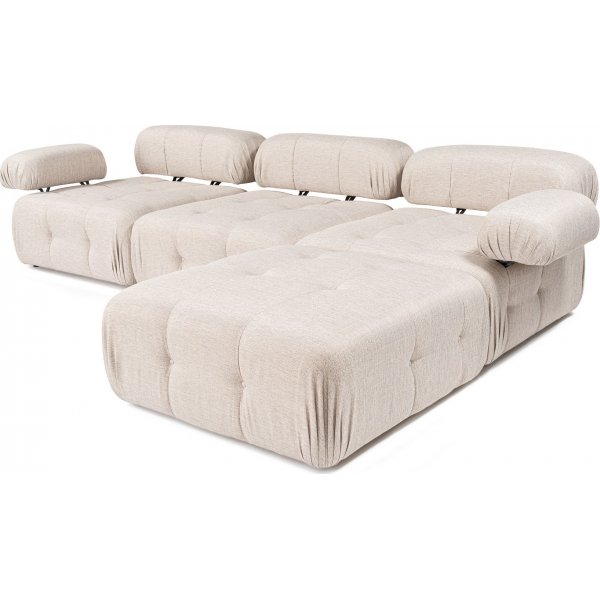 Canapé divan Blanca - Marron clair Canapé divan Blanca - Marron clair