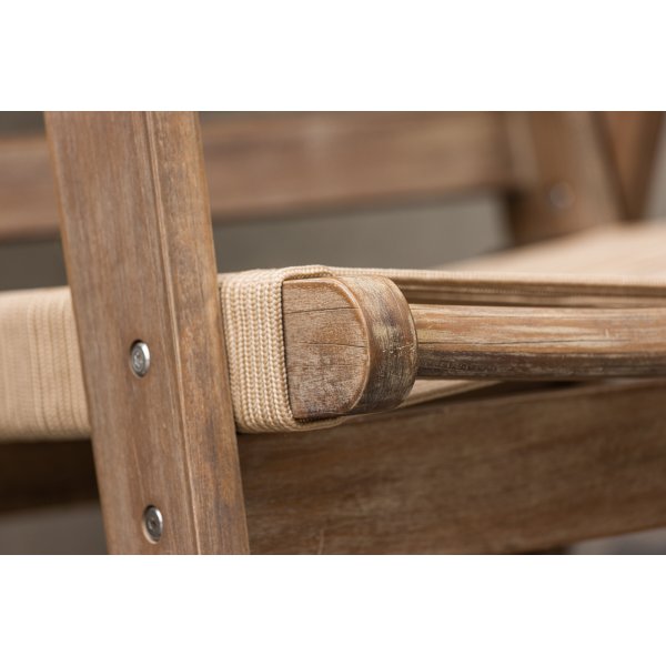 Fauteuil lounge Peter - Marron