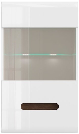 Lunden v�ggsk�p - Vit h�gglans