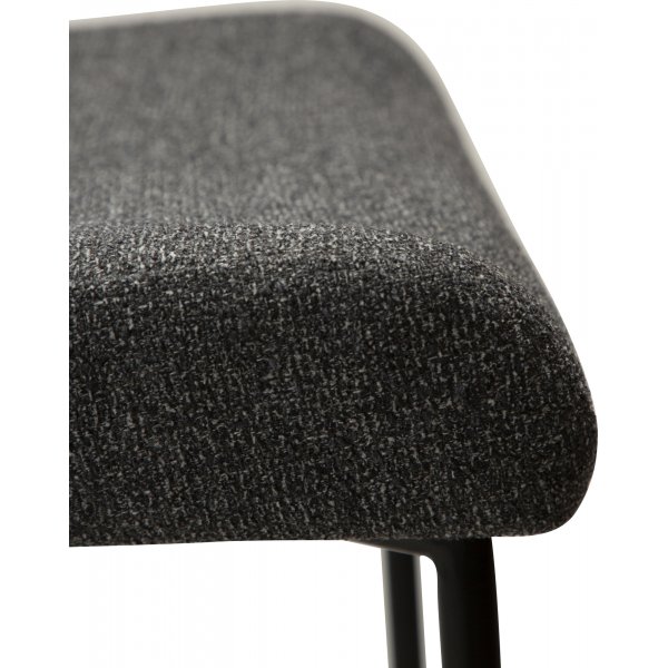Glam barstol - Pebble grey boucle/svart Glam barstol - Pebble grey boucle/svart
