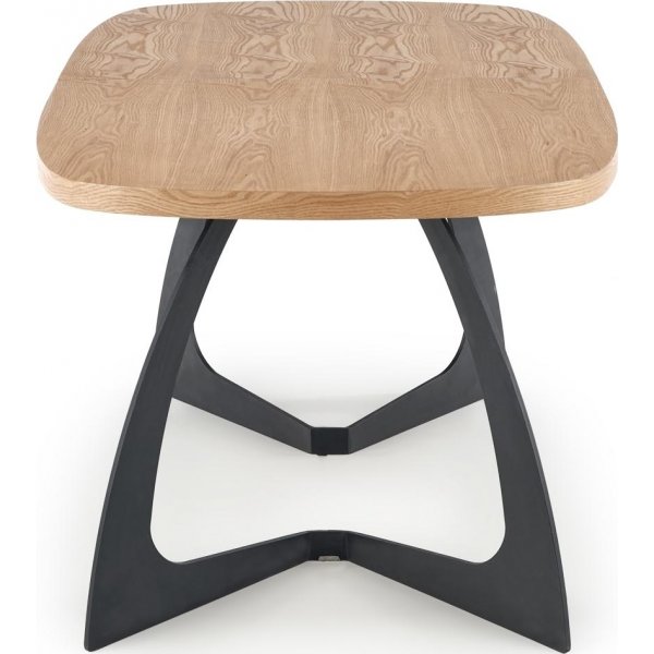 Table à manger Blackhaven 90x160-200 cm - Chêne/noir Table à manger Blackhaven 90x160-200 cm - Chêne/noir