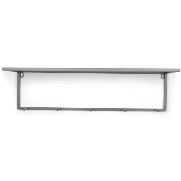 Hatthylla 75 cm bred i grå metall Hatthylla 75 cm bred i grå metall
