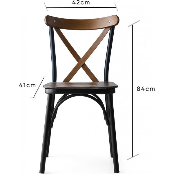 Ensemble de chaises Asap - Noyer Ensemble de chaises Asap - Noyer