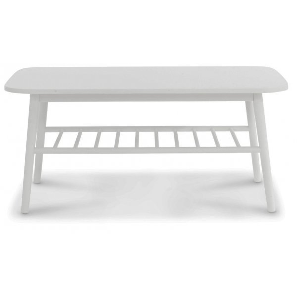 Soffbord vit 110x60 cm - Saltö + Textilrengöring för möbler Soffbord vit 110x60 cm - Saltö + Textilrengöring för möbler