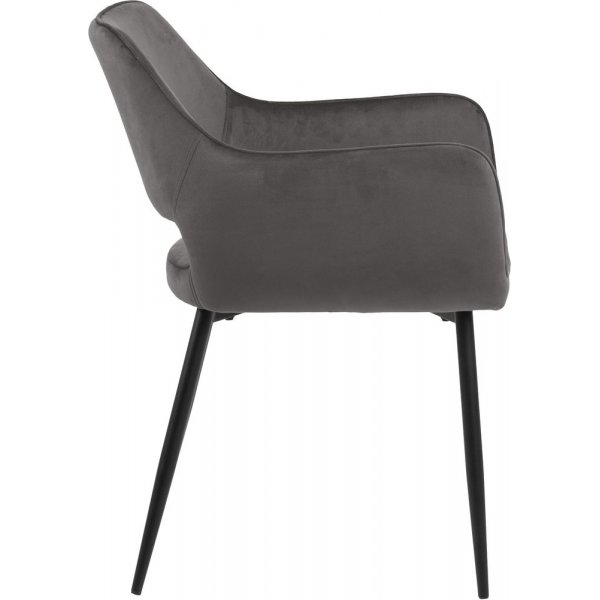 Chaise de salle  manger Ranja - Gris fonc