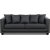 Soffa Tempel med nitar - 217 cm