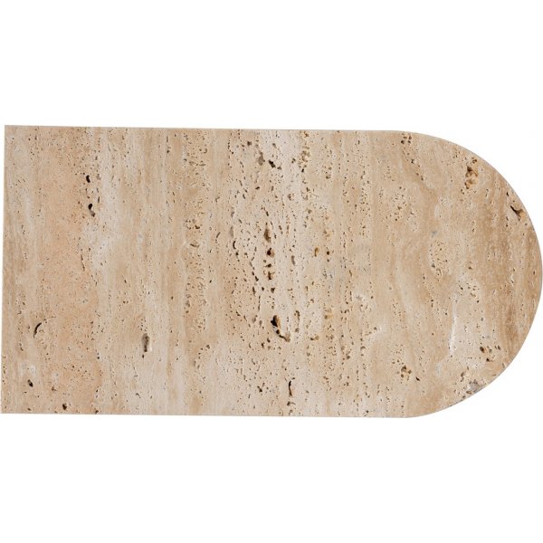 Bricka i beige Travertinmarmor Bricka i beige Travertinmarmor