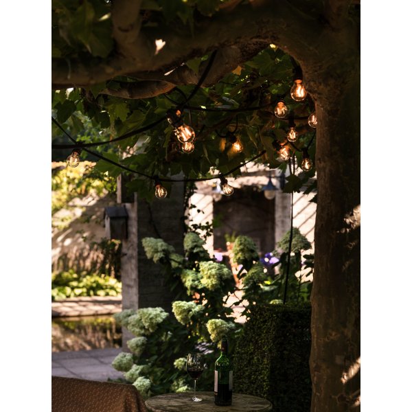 Guirlande lumineuse Bright Light pour extérieur - 12 m - Noir/transparent Guirlande lumineuse Bright Light pour extérieur - 12 m - Noir/transparent