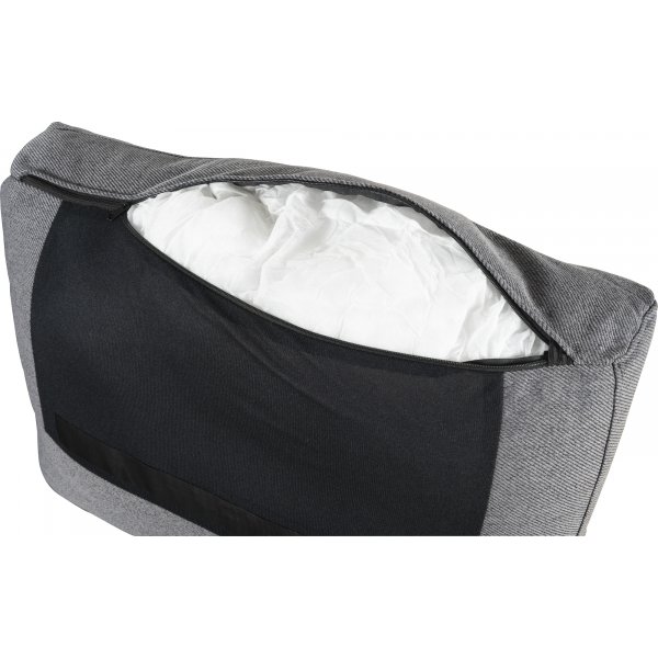 Soffa grå med öppet avslut 244 cm + Textilrengöring för möbler Soffa grå med öppet avslut 244 cm + Textilrengöring för möbler