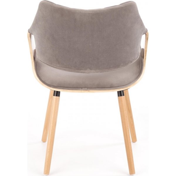 Fauteuil Cadeira 396 - Gris/chêne Fauteuil Cadeira 396 - Gris/chêne