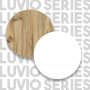Luvio bokhylla 23 - Ek/vit