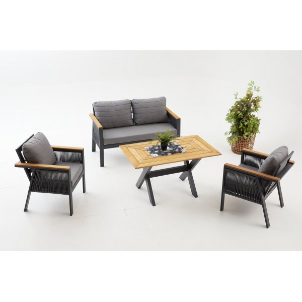 Capella loungegrupp - Antracit