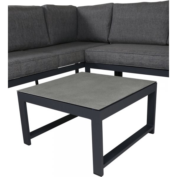 Salvador hörnsoffgrupp - Svart/grå Salvador hörnsoffgrupp - Svart/grå